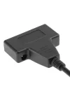 USB 2.0 2.5 3.5 İnç Sata SSD Hdd Hard Disk Dc Güç Çevirici Dönüştürücü Adaptör Kablosu