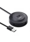 USB 2.0 4 Portlu Hub Çoklayıcı, Siyah