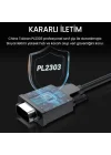 USB 2.0 to RS232 DB9 PL2303 Chip Dönüştürücü Adaptör Kablo 1.5 Metre