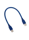 Usb 3.0 Erkek Erkek Ara Bağlantı Kablosu HDD Harddisk Uzatma Ekleme 30 Cm 4955