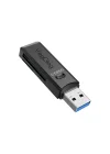 USB 3.0 SD ve Micro SD Hafıza Kart Okuyucu Siyah