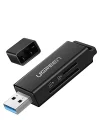 USB 3.0 SD ve Micro SD Kart Okuyucu, Siyah