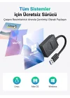 USB 3.0 TF SD Kart Okuyucu, Siyah