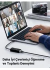USB 3.0 to RJ45 Gigabit Ethernet Dönüştürücü Adaptör Siyah