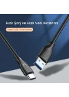 USB 3.0 to Type-C 60W 10Gbps Data ve Şarj Kablosu 50 CM