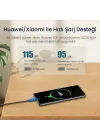 USB 3.0 to Type-C 60W 10Gbps Data ve Şarj Kablosu 50 CM