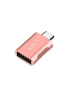 USB 3.0 To Type-C Çevirici Dönüştürücü OTG Adaptör Rose Gold OTGRG