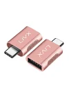 USB 3.0 To Type-C Çevirici Dönüştürücü OTG Adaptör Rose Gold OTGRG