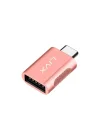 USB 3.0 To Type-C Çevirici Dönüştürücü OTG Adaptör Rose Gold OTGRG