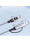 USB 3.0 & Type-C Gigabit Ethernet Adaptörü 1000 Mbps RJ45 Kablolu İnternet Dönüştürücü USB-A USB-C Uyumlu Laptop Tablet PC İçin Yüksek Hızlı Ağ Adaptörü | ZR1159
