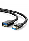 USB 3.0 Uzatma Kablosu 1.5 Metre, Siyah
