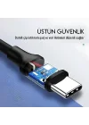 USB 3.1 Type-C 3A Hızlı Şarj ve Data Kablosu - Dayanıklı Tasarım, 5 Gbps Veri Aktarımı