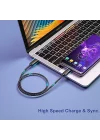 USB 3.1 Type-C 3A Hızlı Şarj ve Data Kablosu - Dayanıklı Tasarım, 5 Gbps Veri Aktarımı