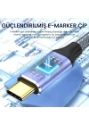 USB 3.1 Type-C PD 100W 5A 10Gbps 4K 60Hz Destekli Kablo 2 Metre