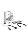 USB 3.2 Gen2 Type C - M.2 NVMe & SATA SSD RGB LEDLİ Disk Kutusu (DK-AC-DSEM5)