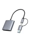 USB 3.2 ve Type-C 3ü 1 Arada SD/CF/TF Micro SD Hafıza Kart Okuyucu