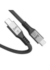 USB 4.0 240W 40Gbps Thunderbolt 4 8K 60Hz USB-C Görüntü Aktarım ve Type-C Hızlı Şarj ve Data Kablosu 1 Metre