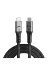 USB 4.0 240W 40Gbps Thunderbolt 4 8K 60Hz USB-C Görüntü Aktarım ve Type-C Hızlı Şarj ve Data Kablosu 1 Metre
