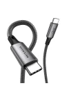 USB 4.0 40GBPS USB C Veri Kablosu, 240W USB C Şarj Kablosu, 8K@60hz 4K@240Hz 2K@360Hz Thunderbolt 4 Görüntü Kablosu, MacBook, Monitör, Docking İstasyonu, iPhone ile Uyumlu - 1 Metre