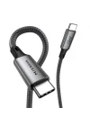 USB 4.0 40GBPS USB C Veri Kablosu, 240W USB C Şarj Kablosu, 8K@60hz 4K@240Hz 2K@360Hz Thunderbolt 4 Görüntü Kablosu, MacBook, Monitör, Docking İstasyonu, iPhone ile Uyumlu - 1 Metre