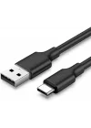 USB-A & USB-C Şarj ve Data Kablosu, 2 Metre, Siyah