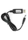 USB-Barrel Jack Voltaj Yükseltici (Giriş 5V, Çıkış 12V)
