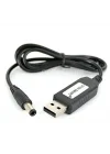 USB-Barrel Jack Voltaj Yükseltici (Giriş 5V, Çıkış 12V)