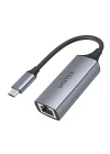 USB-C Gigabit Ethernet Adaptörü │ USB tip C RJ45 LAN Ethernet 10/100/1000 Mbps Dönüştürücü│ USB 3.0 5 Gbps │ Alüminyum, Kablo 12 cm │ Neztweradapter Win, Mac, Linux│Plug&Play