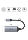 USB-C Gigabit Ethernet Adaptörü │ USB tip C RJ45 LAN Ethernet 10/100/1000 Mbps Dönüştürücü│ USB 3.0 5 Gbps │ Alüminyum, Kablo 12 cm │ Neztweradapter Win, Mac, Linux│Plug&Play