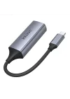 USB-C Gigabit Ethernet Adaptörü │ USB tip C RJ45 LAN Ethernet 10/100/1000 Mbps Dönüştürücü│ USB 3.0 5 Gbps │ Alüminyum, Kablo 12 cm │ Neztweradapter Win, Mac, Linux│Plug&Play