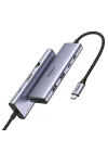 USB C Hub USB C/USB A Port, 4k 60Hz HDMI, PD 100W, Ethernet, SD/TF Card Slots Adapter