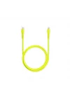 USB-C - Lightning Hızlı Şarj Kablosu 120cm Neon (Neon Sarı)