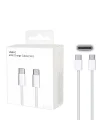 USB-C to USB-C Hızlı Şarj Kablosu Type-C 60W PD, 1m Örgülü Şarj Kablosu; iPhone 15 16 17 Pro Max, Samsung S24 S23 Ultra, iPad Pro ve USB-C Cihazlarla Uyumlu - Bydiz