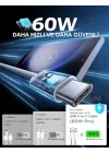 USB-C to USB-C Hızlı Şarj Kablosu Type-C 60W PD, 1m Örgülü Şarj Kablosu; iPhone 15 16 17 Pro Max, Samsung S24 S23 Ultra, iPad Pro ve USB-C Cihazlarla Uyumlu - Bydiz