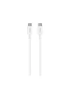 USB-C - USB-C 120cm 60W PD/QC Hızlı Şarj/Data Kablosu Beyaz