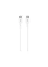 USB-C - USB-C 120cm 60W PD/QC Hızlı Şarj/Data Kablosu Beyaz
