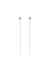 USB-C - USB-C 120cm 60W PD/QC Hızlı Şarj/Data Kablosu Beyaz