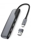 USB C - USB Hub 4 Bağlantı Noktası, Tip C - USB 3.0 Hub, USB C - USB Adaptörü (USB 2.0), Thunderbolt 3 - USB Hub Thunderbolt 4 MacBook Pro, iPad Pro, iMac, Surface ile Uyumlu