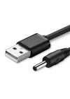 USB DC 5V 3.5mm Güç Kablosu 1 Metre