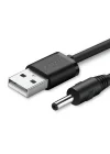 USB DC 5V 3.5mm Güç Kablosu 1 Metre