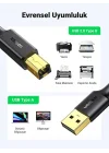 USB den USB-B ye Yazıcı Tarayıcı Kablosu, 1.5 Metre