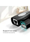 Usb Extrender, 50 Metre Rj45, Usb Uzatma Kablosu, Cat5 – Cat6 uyumlu