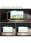 USB lamba, kısılabilir USB ışık, 2,8W esnek klavye ışığı, PC bilgisayar için, 14 LED inci, 3 kademeli ayarlanabilir parlaklık, açma/kapama dokunmatik şalteri, D10 USB LED (Beyaz)