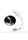 USB LED Lamba Katlanabilir Notebook Kitap Okuma Klavye Aydınlatma beyaz