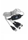 Usb midi kablo usb 2 x 5 pin midi kablo 5 pin midi kablo usb çevirici