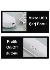 USB ŞARJLI 3 RENK IŞIKLI LED AYDINLATMA (GT-CL03)