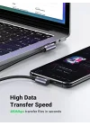 USB to Type-C 90 Derece Şarj ve Data Kablosu 2 Metre