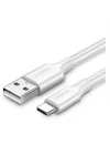 USB to USB C Hızlı Şarj Kablosu Beyaz 2 Metre