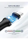 USB Type-C Şarj ve Data Kablosu, 1 Metre, Beyaz