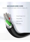USB Type-C Şarj ve Data Kablosu, 1 Metre, Beyaz